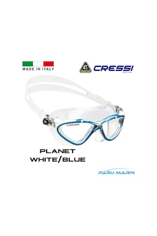 Parumarin Cressi Planet White / Blue Yüzücü Gözlüğü