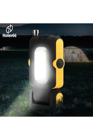 Soulader 3 Modlu Mini Usb Şarjlı El Feneri - Taşınabilir Kamp Aydınlatma, Acil Durum Işığı, Çalışma Lambası, Cep Boy Gece Aydınlatması, Seyahat Ve Outdoor Etkinlikler İçin Pratik Çözüm Siyah