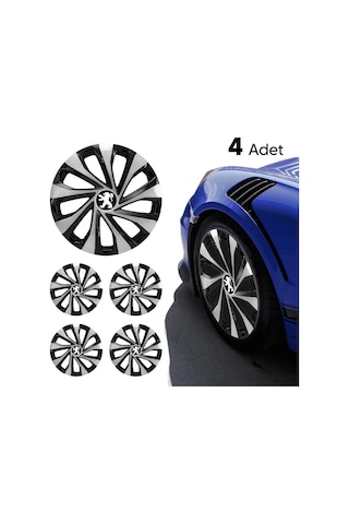 Peugeot 15 Inc Jant Kapağı Renkli Kırılmaz Pejo /5810çiftpejo/