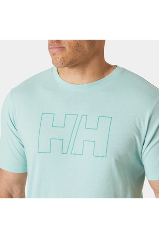 Helly Hansen Hh Tech Logo Erkek T-shirt-32441 Açık Yeşil