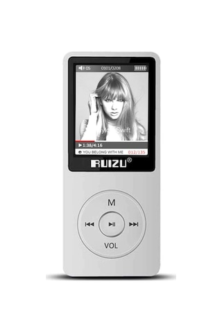 Ruizu X02 8 GB Ultra İnce MP3 Çalar