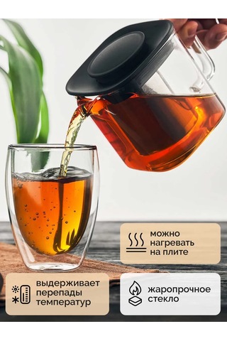 Teastar 3 Litre Cam Demlik 265552120 Beyaz