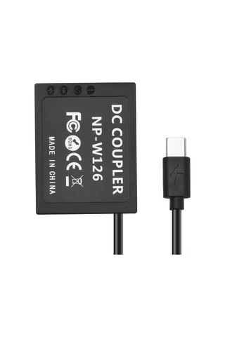 Geeksen Fujifilm Kameralar İçin Usb Type-c Bağlantılı Andoer Np-w126 Yedek Batarya 8.4v Çıkış, 1m Kablolu