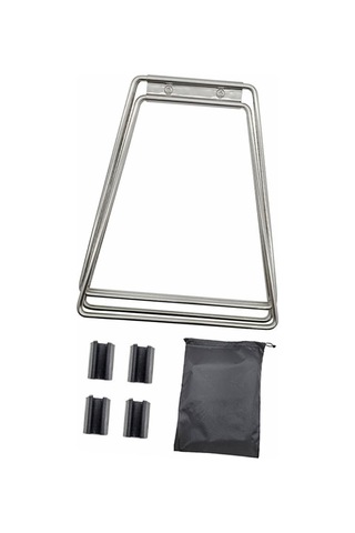 Homyl Katlanabilir Soğutucu Standı Evrensel Su Kabı Gümüş Gümüş