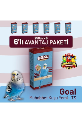 Goal Muhabbet Kuşu Yemi/ts 250 G - 6 Adet 250 G
