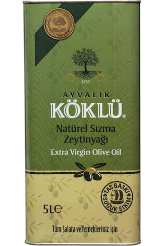 Ayvalık Köklü Zeytincilik Taş Baskı Soğuk Sıkım Erken Hasat Naturel Sızma Ayvalık Zeytinyağı 5 L Ayvalık Köklü Zeytincilik Taş Baskı Soğuk Sıkım Erken Hasat Naturel Sızma Ayvalık Zeytinyağı 5 L