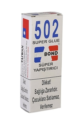 Evobond 502 Süper Japon Yapıştırıcısı 20 Gr