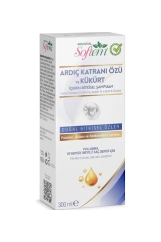 Softem Ardıç Katranı Özü Ve Kükürt Bitkisel Şampuan 300 Ml