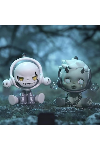 Pop Mart Skullpanda Antik Kale Serisi Figür, 1 Adet Rastgele Koleksiyon Oyuncağı Karakter Figürü Diğer
