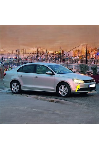 Vw Jetta 2011-2014 Far Yıkama Motor Kapağı Ön Sağ 5c6955110
