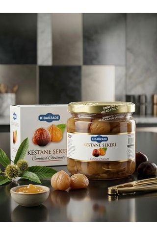 Kestane Şekeri - Şerbetli Kavanoz - 450 Gr