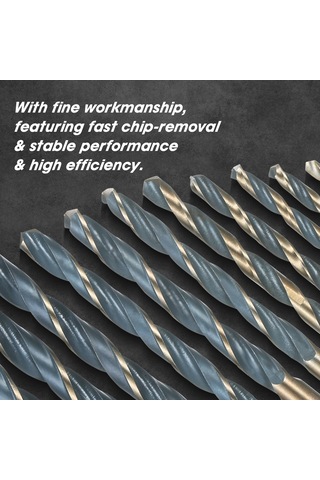 Fosenze Hss Hızlı Çelik Matkap Ucu Seti 13 Parça - Çelik, Plastik, Ahşap Delme - Profesyonel Kalite, Depolama Kutusu İle 1.5-6.5mm