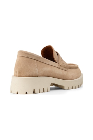 Deery Kadın Hakiki Süet Bej Loafer Ayakkabı - 02034zbejc01 Bej