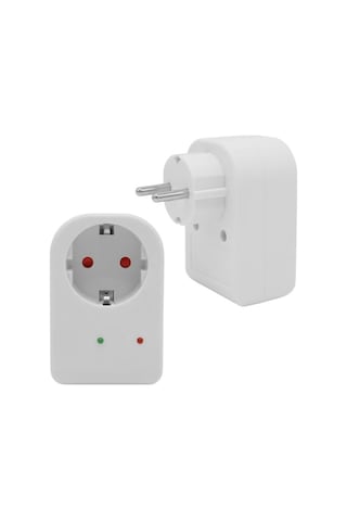 Powermaster Pm-18521 Durum Ledli Akım Korumalı Tekli Priz 16 Amper - 3500 Watt Tekli Beyaz 0