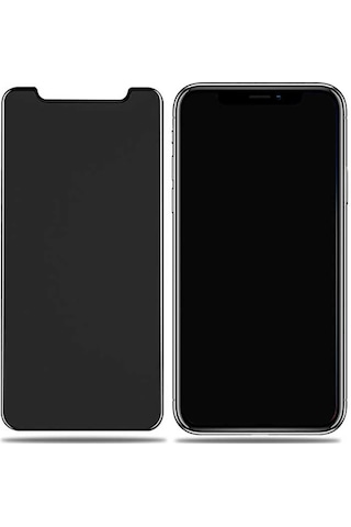 Goocamp iPhone Xr 6.1 Uyumlu Rika Premium Privacy Temperli Cam Ekran Kor