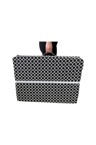Viphomeconcept Tek Kişilik Katlanır Yer Yatağı Sünger Yatak Kara Çatı 80X180 Cm