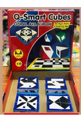 Elif Q-bitz Görsel Beceri Küpleri Akıl ve Zeka Oyunu Smart Cubes