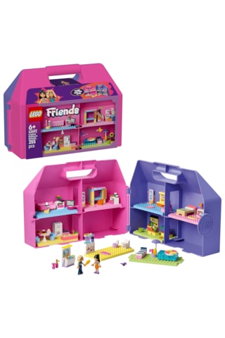LEGO® Friends Yaratıcı Bebek Evi Bavulu 42697 - 6 Yaş ve Üzeri Çocuklar için 2 Mini Bebek İçeren Oyuncak Yapım Seti (355 Parça)