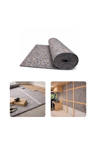 Yalıtım Keçesi Karavan, Parke Altı, Şap Altı, Ahır Ve Kümes İçin Isı & Ses İzolasyonu 200x2500
