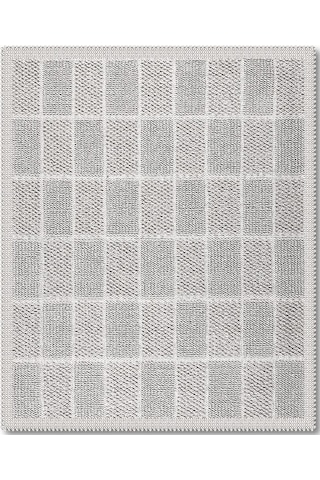 Alaçatı Doğal Pamuklu 2'li Banyo Paspas & Halı 60x100 50x60 Taş Taş