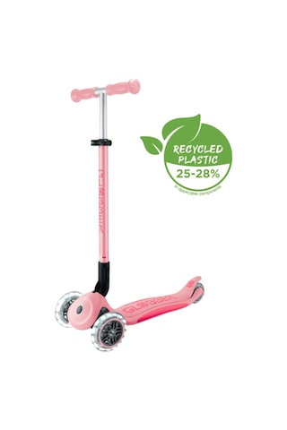 Globber Elite Deluxe Işıklı Scooter Pastel Pembe 439-710