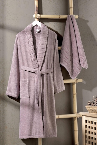 Mira Home Sku:smgstk6cb77497fa Mira Home Soft Elegance Banyo Tek Kişilik Bornoz Takımı%100 Pamuklu Mürdüm L-xl Sku: Smgstk6cb77497fa