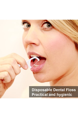 Hangfox Diş Arası Temizlik İçin Süperince Diş İpi, 4 Kutuda 200 Adet, Ev Ve Seyahat İçin, Hassas Diş Bakıcısı, Anti Kayma Kollü Tasarım