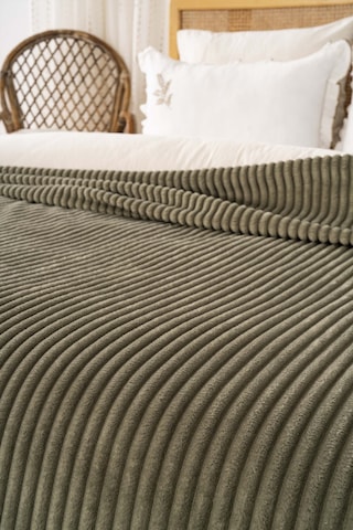 Haki Gloria Wellsoft Çift Kişilik Battaniye Haki