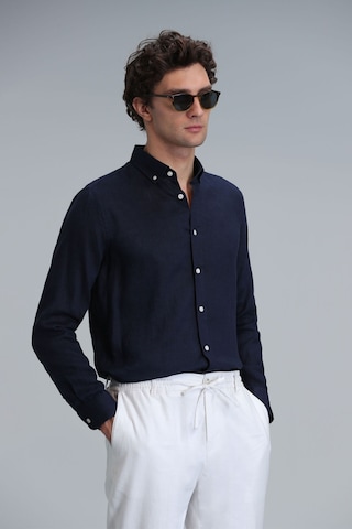Lufian Erkek Pitaya Basic Comfort Fit Gömlek 111010611 Lacivert