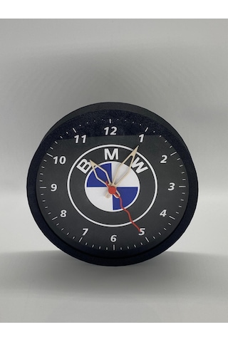 Bmw Stilli, Siyah Kasa Duvar Saati Siyah