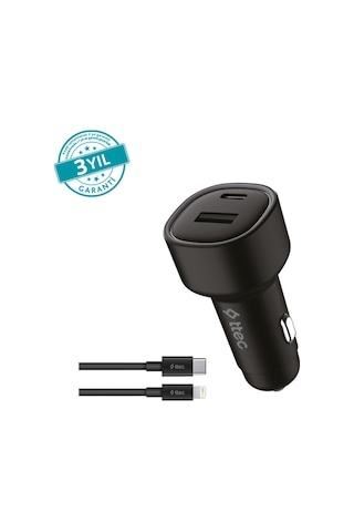 Smartcharger Duo Pd 48w Araç Hızlı Şarj Aleti Usb-c+usb-a - Usb-c-lightning Kablo 2ckp02ls