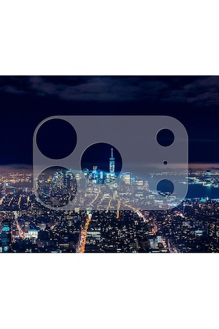 Apple Uyumlu iPhone 17 Pro Kamera Lens Çerçeve Koruyucu Mat 9h Nano