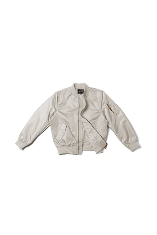 Edwardest Hava Kuvvetleri Ma1 İlkbahar Ve Sonbahar İnce Pilot Ceket Naylon Beyzbol Ceketi Kirli Beyaz