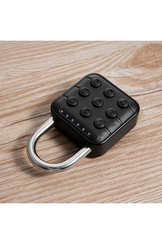 Vkemall Zinc Alloy Ip67 Su Geçirmez Akıllı Kilit - Parmak İzi + Tuya Bt Açma, 6 Haneli Şifre, 10 Kişilik Erişim, Siyah Sy13+ Pil Dahil