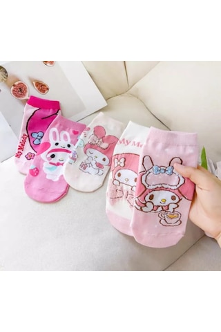 Hello Kitty Kız Çocukları İçin 5 Çift Çizme Seti My Melody 219766499 Pembe