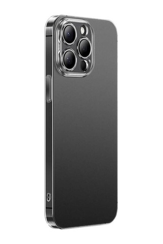 IPhone Uyumlu 15 Pro Max Kılıf Toz Önleyici Zore Helo Kapak-şeffaf