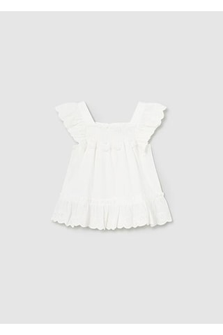 Kız Bebek Krem Bluz 01197-031 Pembe