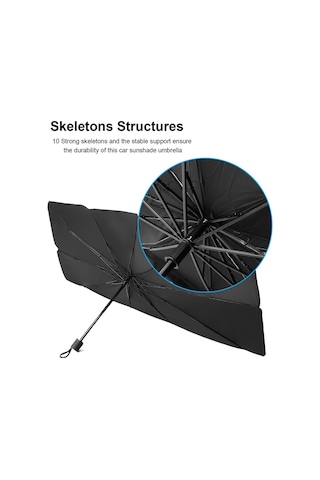 Cbtx Global Katlanabilir Tasarım Taşınabilir Araç Ön Camı Güneş Gölge Şemsiye Araba Şemsiye Kapak Blok Araba Ön Cam