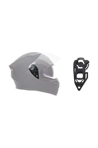 Gp Nero Mks003 Uyumlu Motosiklet Kask Vizör Bağlantı Aparatı Siyah