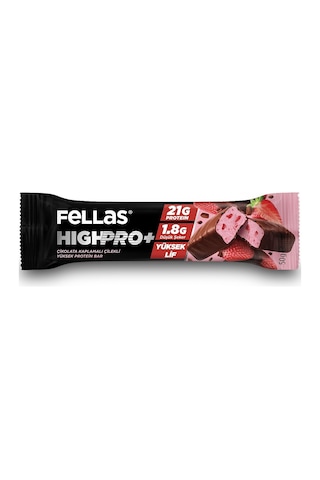 Çikolata Kaplı Highpro Protein Bar - Çilekli 50 G X 12 Adet