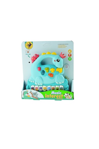 Piyano Oyucan Dinazor Işıklı Sesli Sevimli Piyano