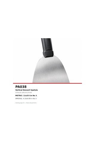 Fida Tatlı Spatulası - No:3 120mm Gümüş