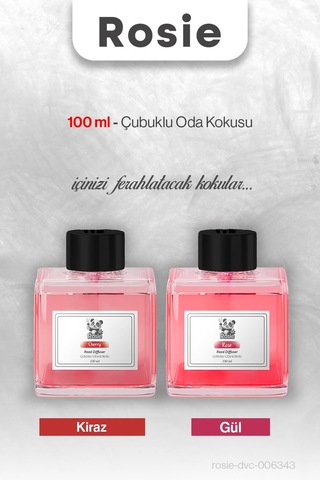 Rosıe Kiraz Ve Gül Çubuklu Oda Kokusu 100 Ml Fresh
