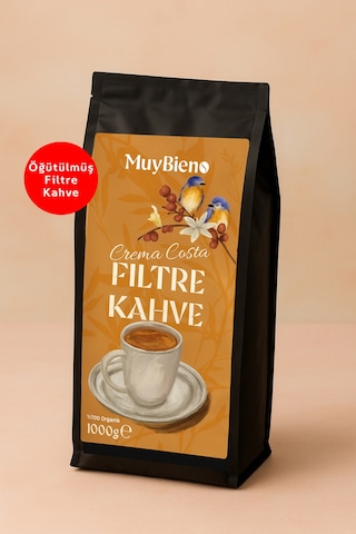Crema Costa Filtre 1000 Gr Öğütülmüş Kahve Filtre
