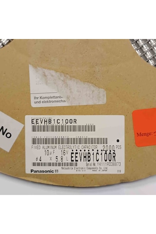 Eevhb1c100r 10mf 16v 4x5.8 Smd Kondansatör 200 Adet