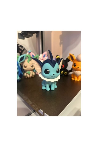 Pokemon Vaporeon Chibi Mini Masa Figürü 5 Cm Pokemon Koleksiyon İçin Mini Figür / Oyuncak