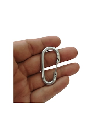 Karabina, Yaylı, 5 Mm, Askı, Çengel, Kanca, Anahtarlık