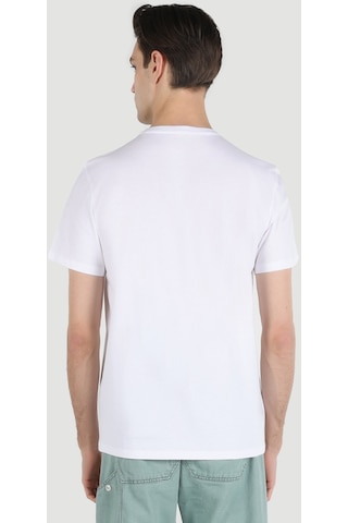 Colin'S Regular Fit Bisiklet Yaka Baskılı Beyaz Erkek Kısa Kol Tişört Cl1063659_Q1.V1_Wht