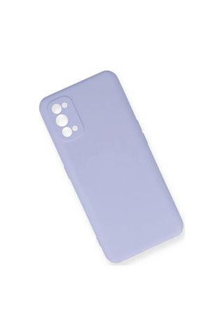 Gld-spt- Newface Realme 7 Pro Kılıf Nano İçi Kadife Silikon - Lila