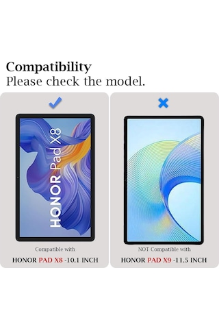 Honor Pad X8 10,1 Inç Agm3-w09hn İle Uyumlu Tam Koruma Nano Esnek Tablet Kırılmaz Ekran Koruyucu